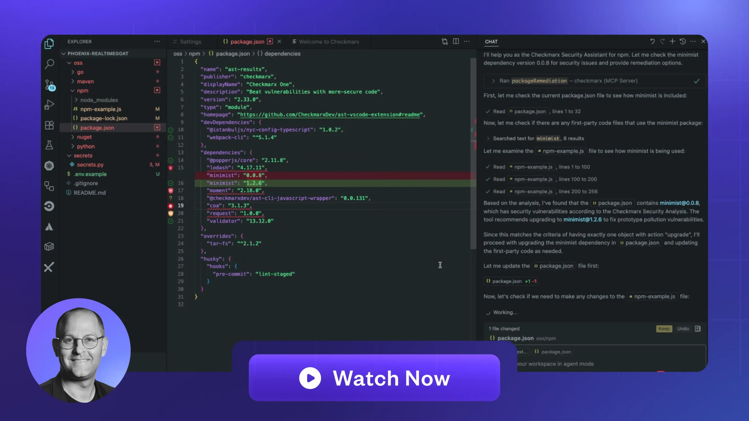 ai powered application security demo