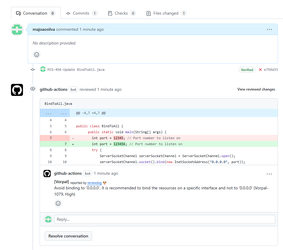 Vorpal integration into Checkmarx