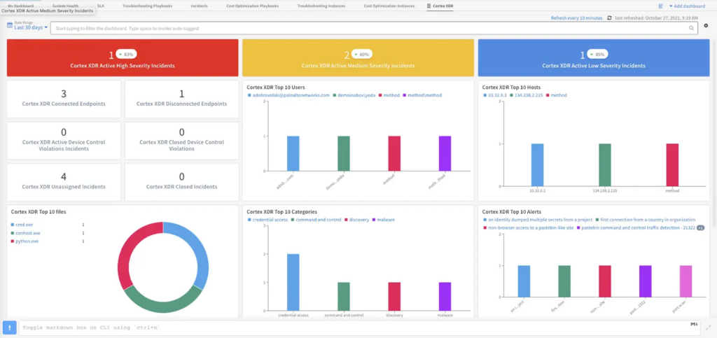 Cortex XSoar screenshot